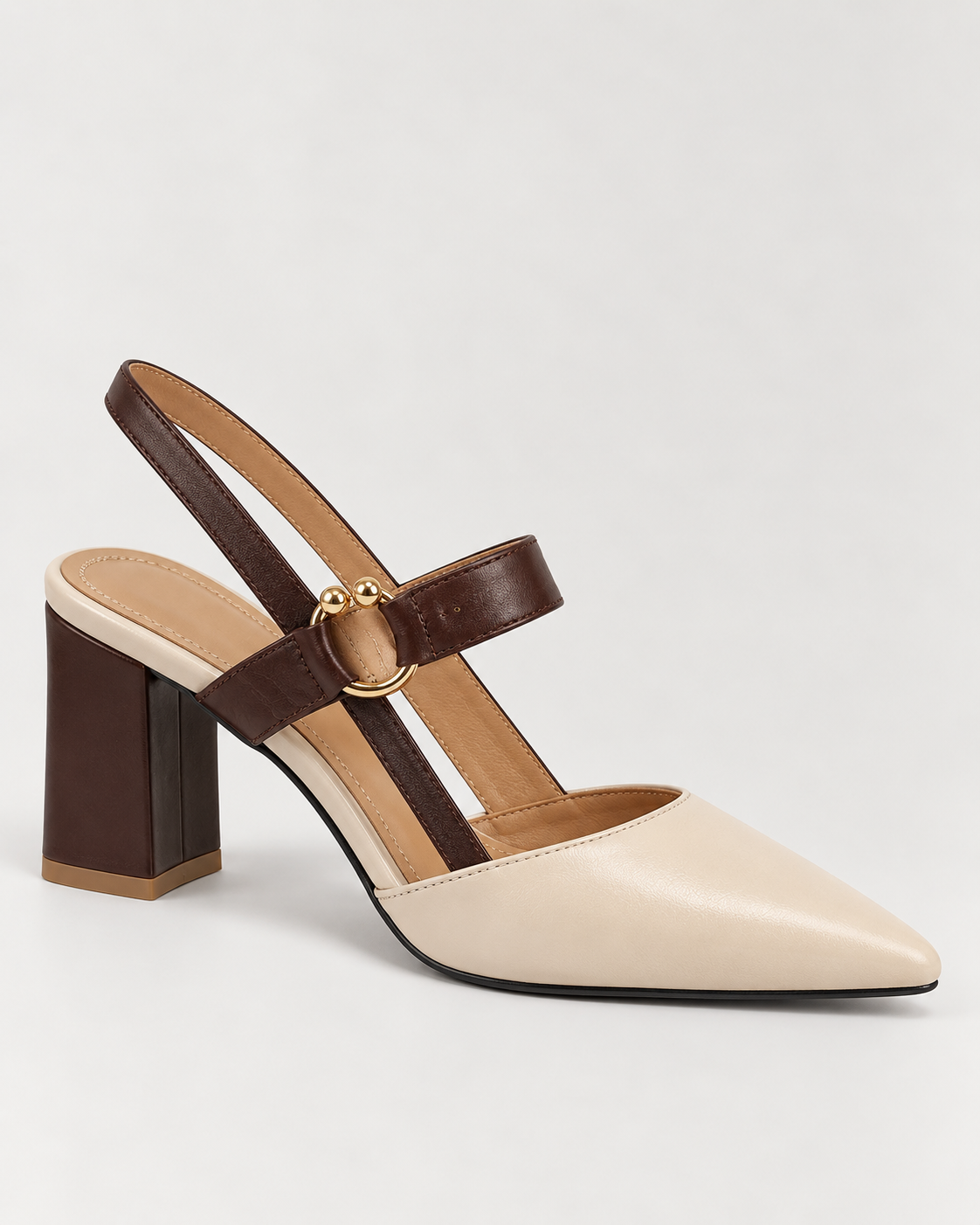 Vivienne Block Heel Slingback