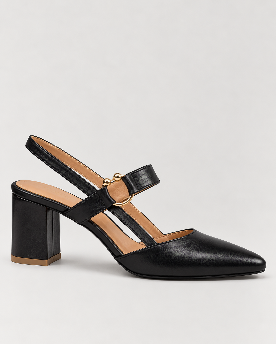 Vivienne Block Heel Slingback