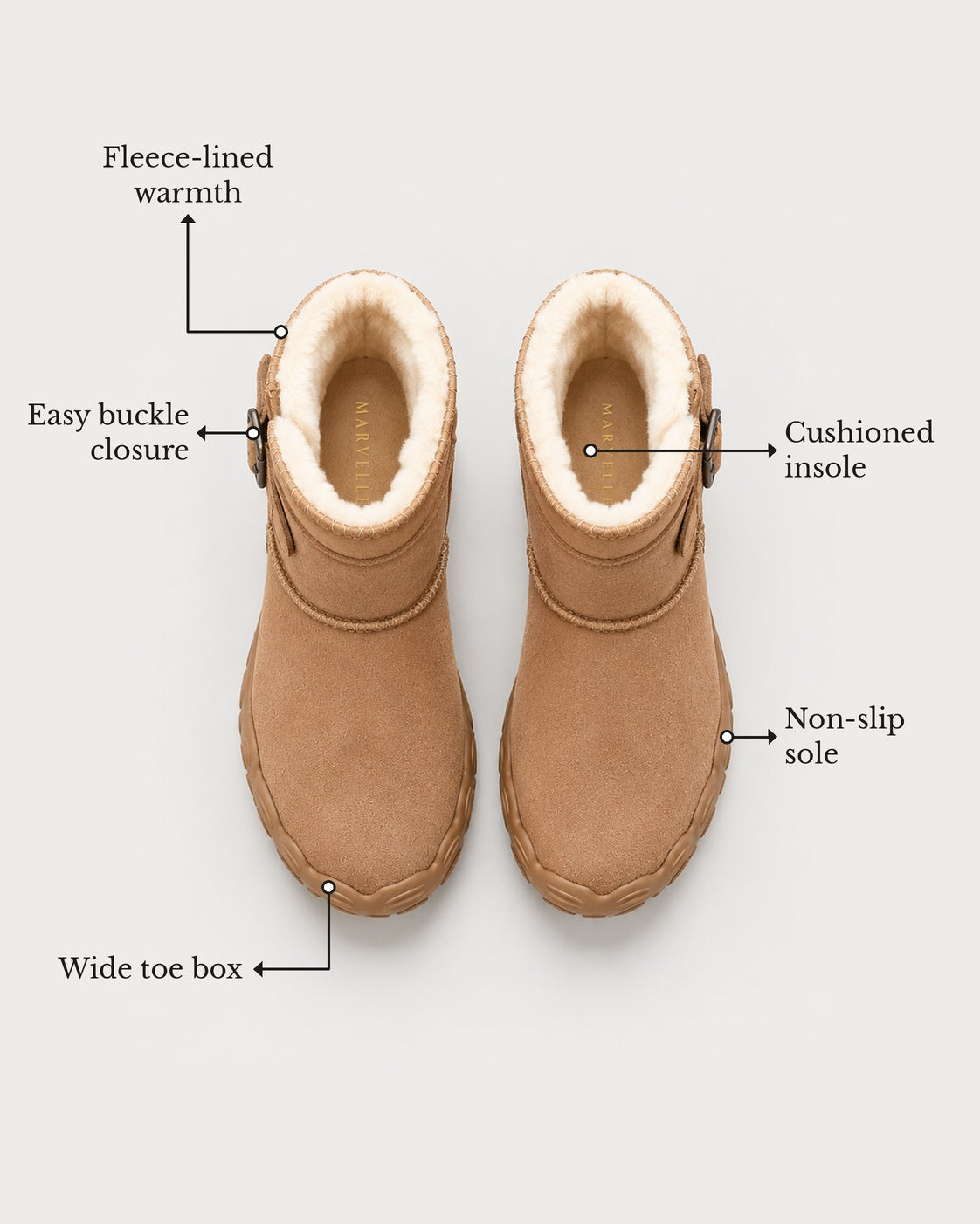 Hazel Cozy Buckle Boot