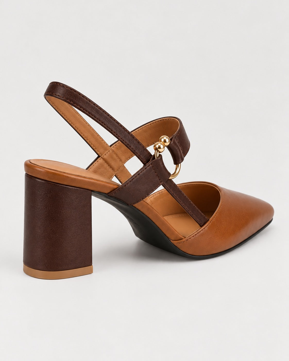 Vivienne Block Heel Slingback