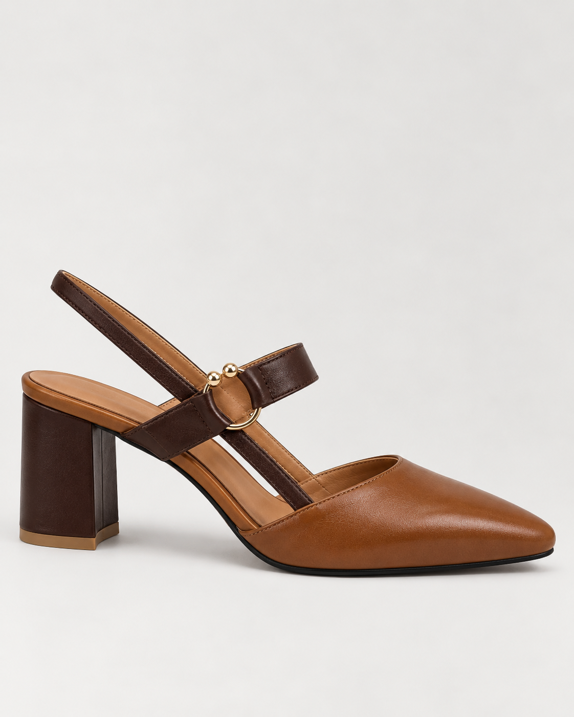 Vivienne Block Heel Slingback