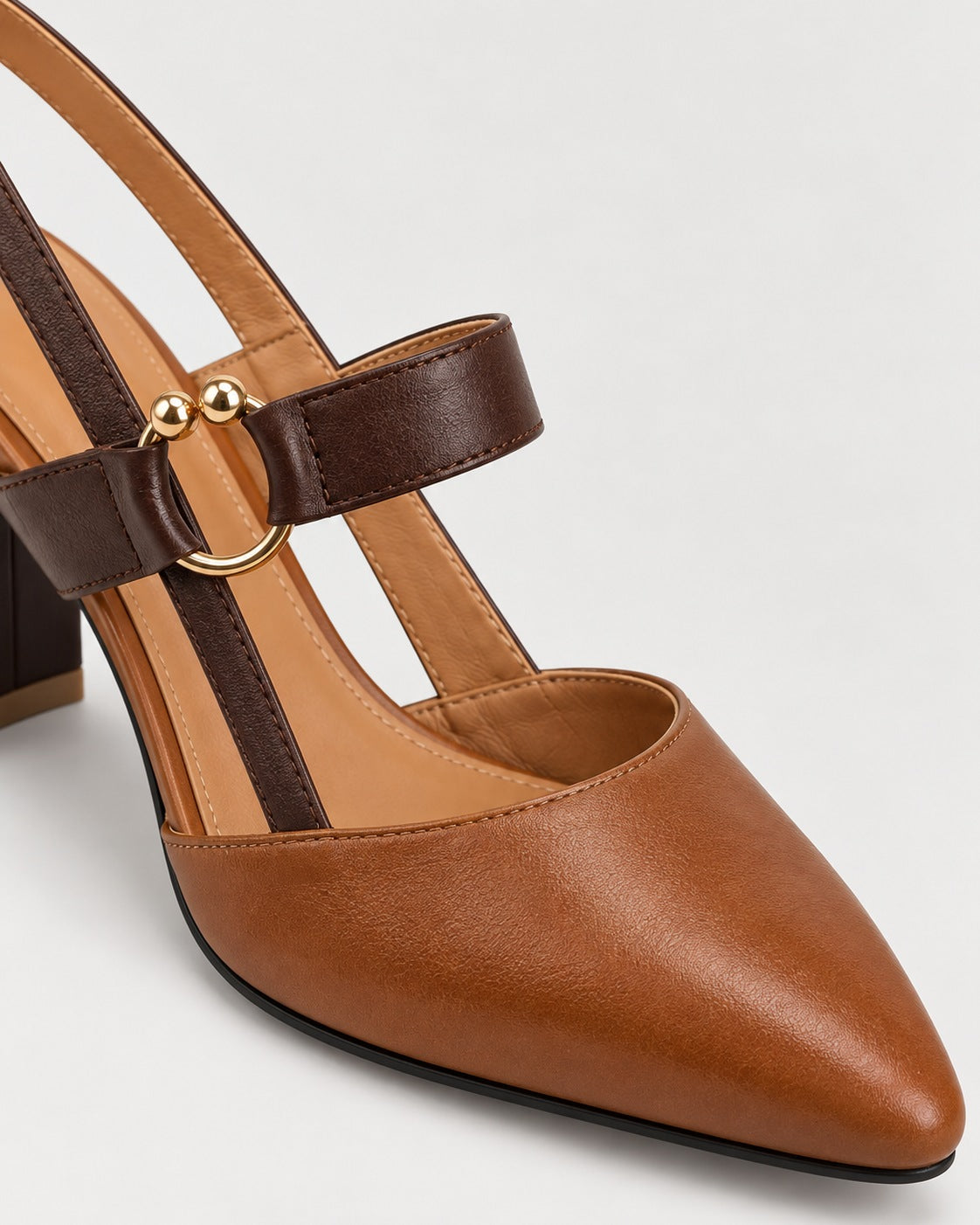 Vivienne Block Heel Slingback