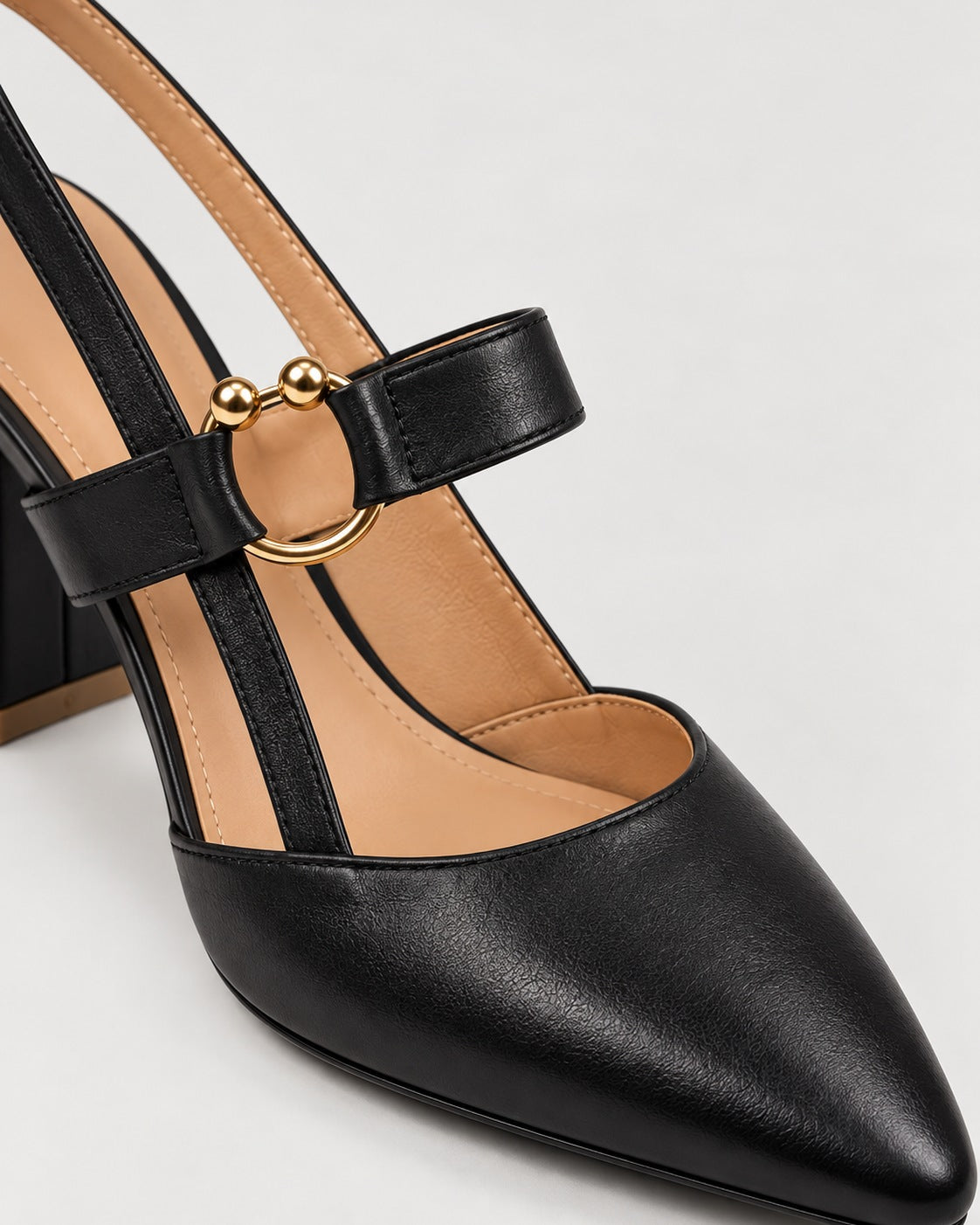Vivienne Block Heel Slingback