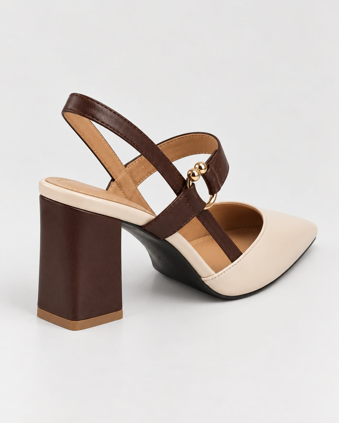 Vivienne Block Heel Slingback